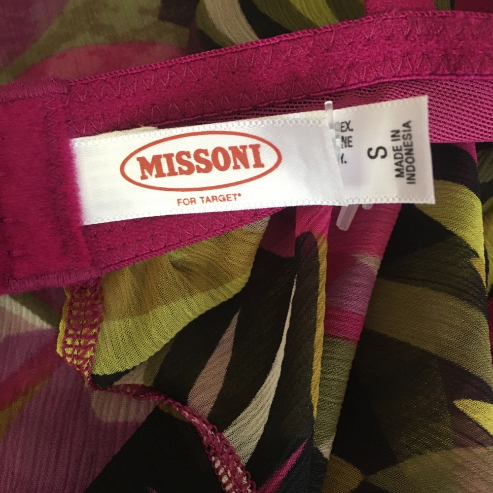 Missoni for Target floral babydoll cami top S NWOT - Picture 6 of 6